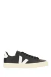 Veja Black Leather Campo Sneakers In Multi