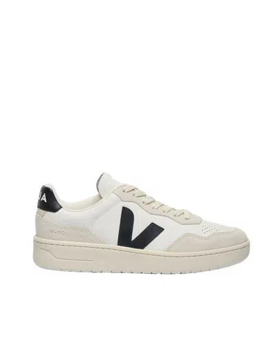 Veja Blackwhite Lace Up Sneakers In White