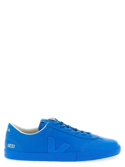 Veja Blue Lace Up Sneakers