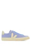 Veja Unisex Suede Sneakers With Amazonian Rubber Outsole In Blue