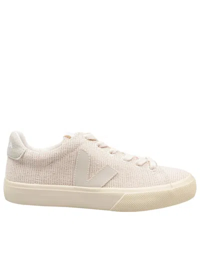 Veja Breathable Jute Sneakers With Organic Cotton Laces In Rock