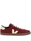 Veja Panenka Bordeaux Low Top Sneakers With Logo Patch On The Side And Contrasting Heel With Logo Letteri In Multi