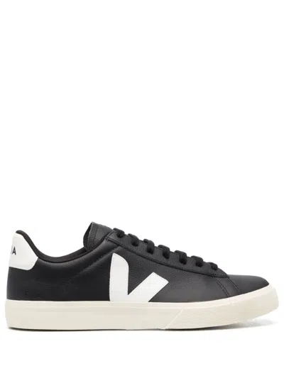 Veja Camp Leather Shoes In Black