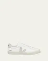 Veja Campo Bicolor Leather Low-top Sneakers In White