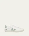 Veja Campo Bicolor Leather Low-top Sneakers In White