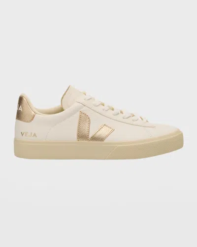 Veja Campo Bicolor Low-top Sneakers In White
