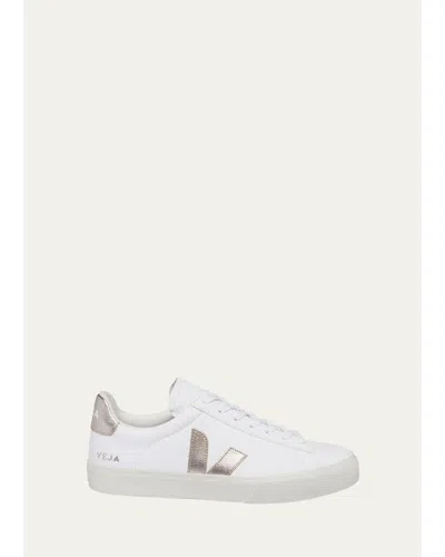 Veja Campo Bicolor Low-top Sneakers In White