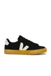 Veja Campo Bold Trainers, Size 8 In Black
