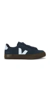 Veja Campo Suede Sneaker In Blue