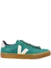 Veja Women's Campo Sneakers In Bold Suede Golf Pierre In Green