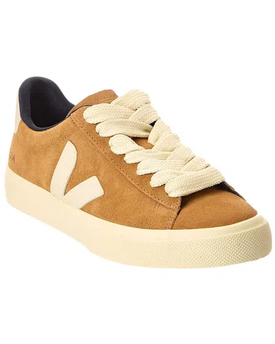 Veja Campo Bold Suede Sneaker In Brown