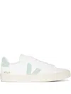 Veja Campo Low-top Leather Sneakers In White