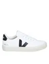 Veja Low Top Sneakers With Contrast Heel Tab In Animal Print