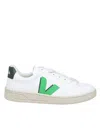 VEJA CAMPO CHROMEFREE IN WHITE/GREEN LEATHER