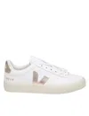 Veja Campo Sneakers In White Leather In White