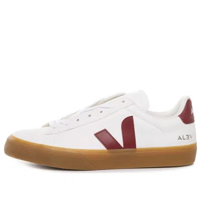 Veja Campo Chromefree Lace-up 'white Marsala'