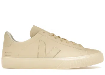Pre-owned Veja Campo Chromefree Leather Mansur Gavriel Sneakers In Crema