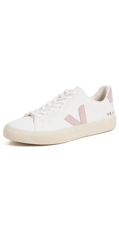 Veja Campo Chromefree Leather Sneakers Extra-white/babe