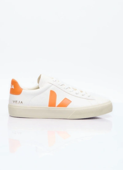 Veja Campo Chromefree Leather Sneakers In White