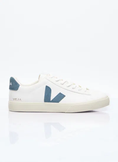 Veja Campo Chromefree Leather Sneakers In White