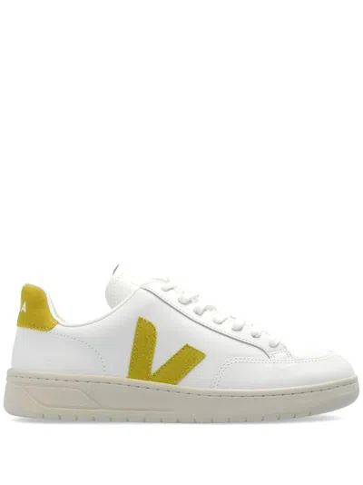 VEJA V12 CHROMEFREE LEATHER SNEAKERS