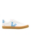 Veja Campo Chromefree Leather Sneakers In White