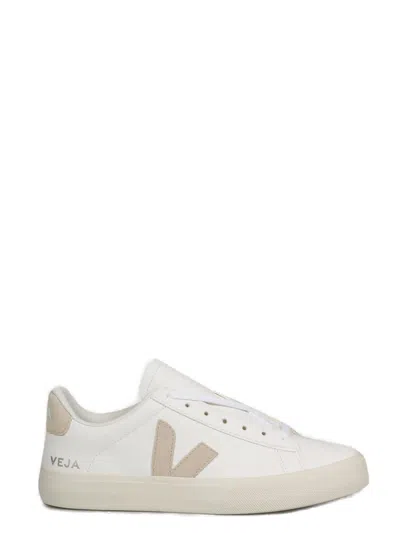 Veja Campo Chromefree Low-top Sneakers In Extra White Almond