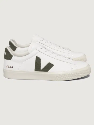 Veja Campo In Extra-white Kaki