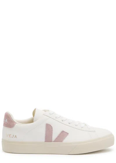 Veja Campo Grained Leather Sneakers In Multi