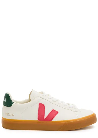 Veja Campo Grained Leather Sneakers In Multi