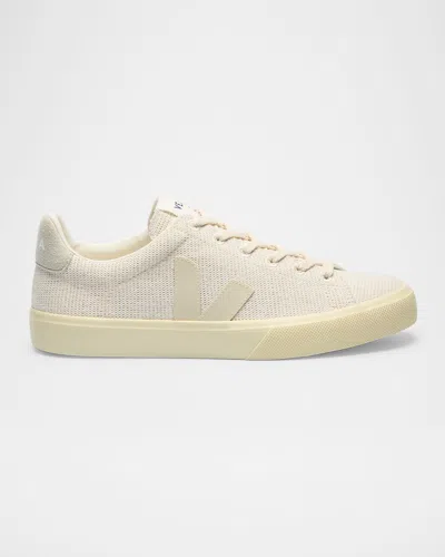VEJA CAMPO JUTE RAFFIA LOW-TOP SNEAKERS