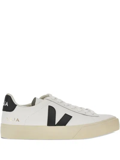 Veja Campo Lace-up Sneakers In White