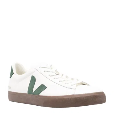 Veja Campo Lace-up Sneakers In White