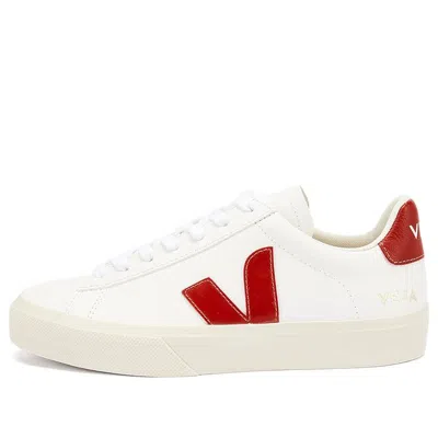 Veja Campo Lace-up 'white Red'