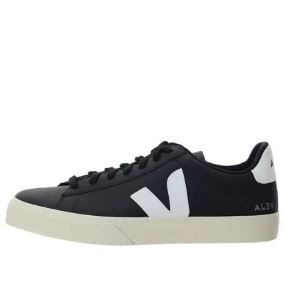 Veja Campo Leather Lace-up 'black White'