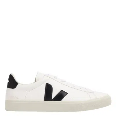Veja Campo Leather Low-top Sneakers In White