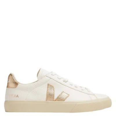 Veja Campo Leather Low-top Sneakers In White