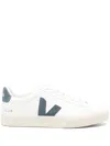 Veja White Campo Chromefree Leather Sneakers In 白色