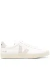 Veja Campo Low-top Lace-up Sneakers In White