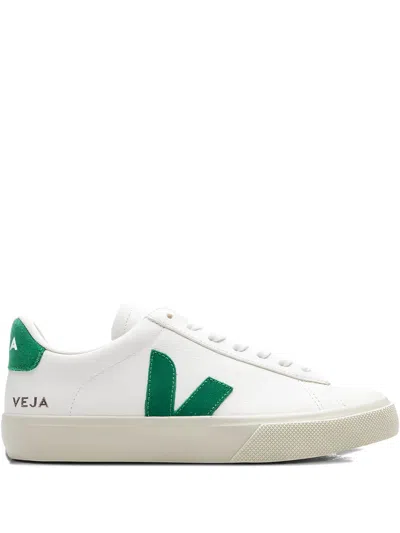 Veja Recife Chromefree Leather Men Sneaker In White Emeraude
