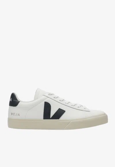 Veja Campo Leather Sneakers In White