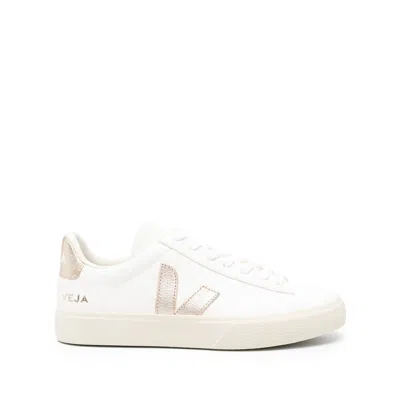 Veja Campo Leather Sneakers In White
