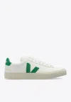 Veja Recife Chromefree Leather Men Sneaker In White Emeraude In White