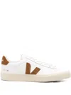Veja Campo Leather Sneakers White Cognac In White