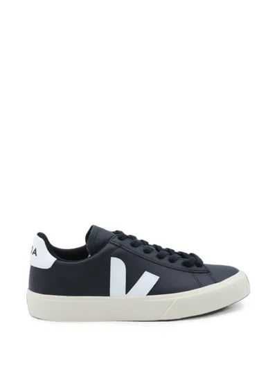 Veja Campo Logo-patch Sneakers In Blue