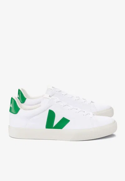 Veja Campo Cotton Low-top Sneakers In White