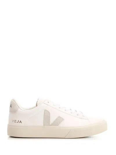 Veja Campo Sneaker In Extra White Natural Suede