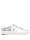 Veja Campo Metallic Low-top Sneakers In Silver