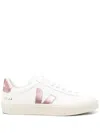 Veja Campo Chromefree Leather Sneaker In White Babe