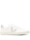 Veja Campo Bicolor Leather Low-top Sneakers In White